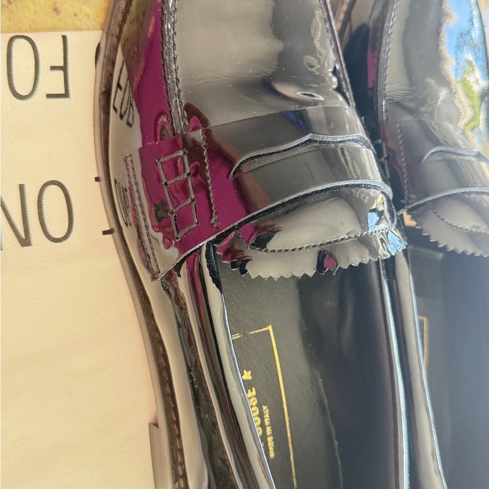 Golden Goose Black Patent Leather Loafers new